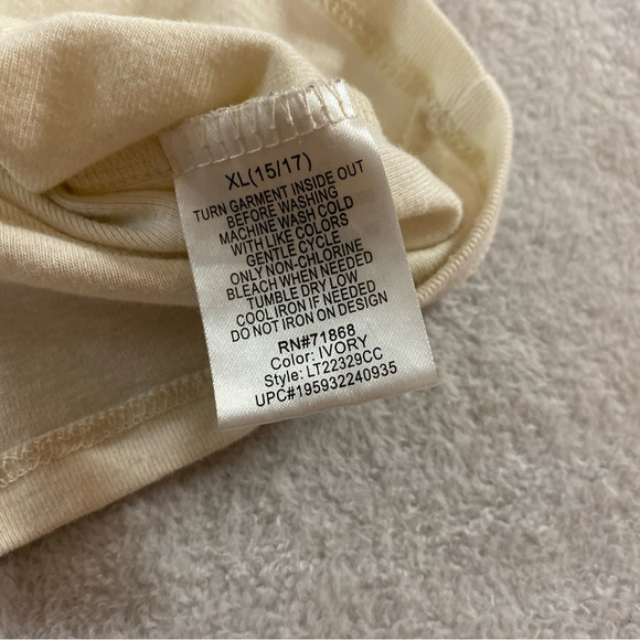 Pride By JoJo Women XL 15-17 Crop Top Summer Love Heart Short Sleeve Shirt Relax - Picture 7 of 10